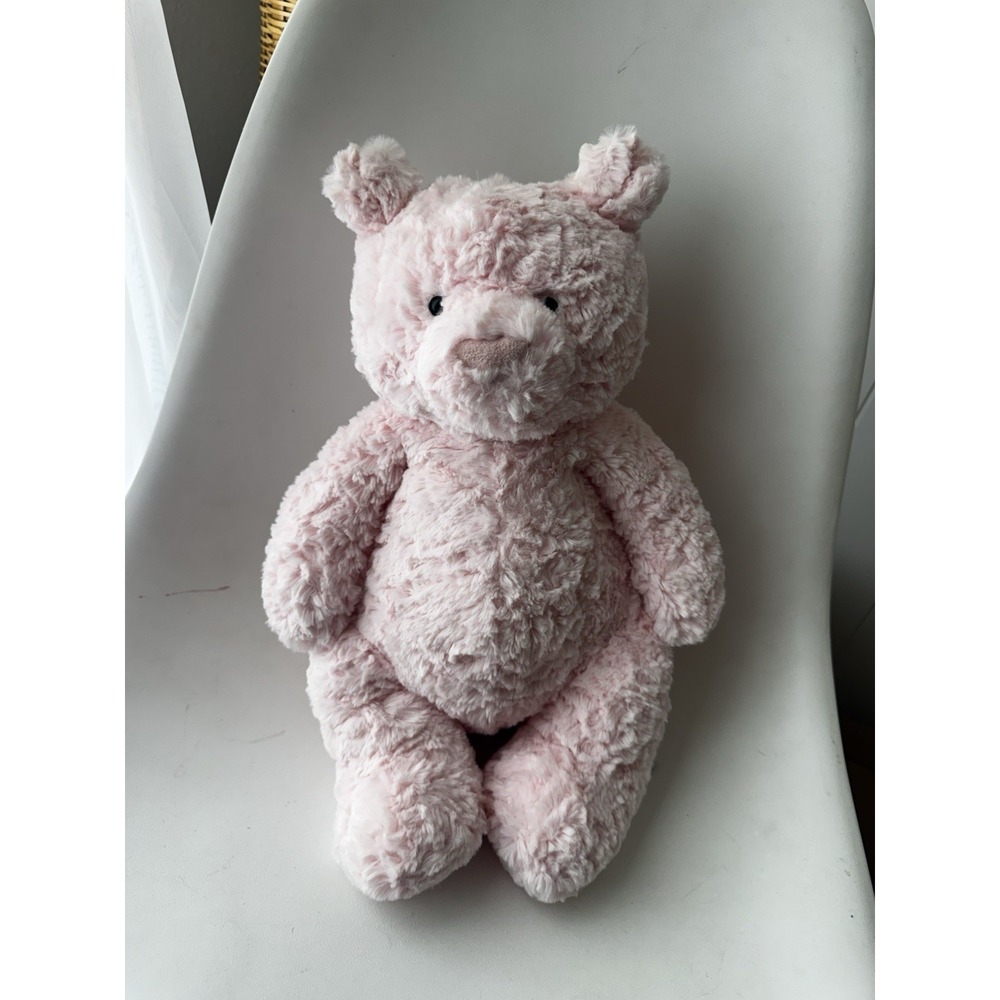 Jellycat Large Leola Bear Plush Stuffed Animal Pink Soft